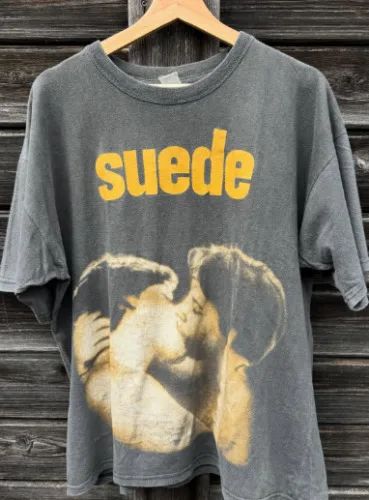 Street Fashion London - Vintage Rock Punk Tops Suede London