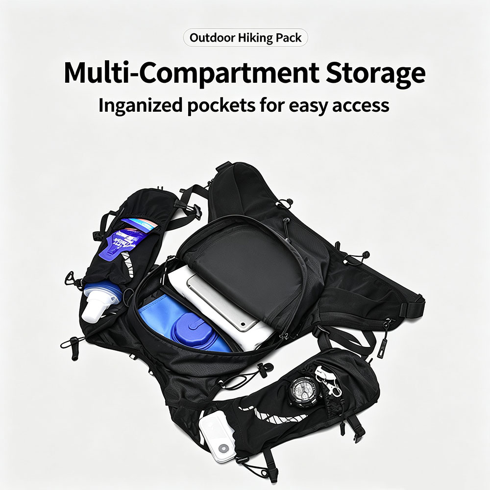 Hydration Running Backpack Lig - огляд і ціна Reflective Jacket Running