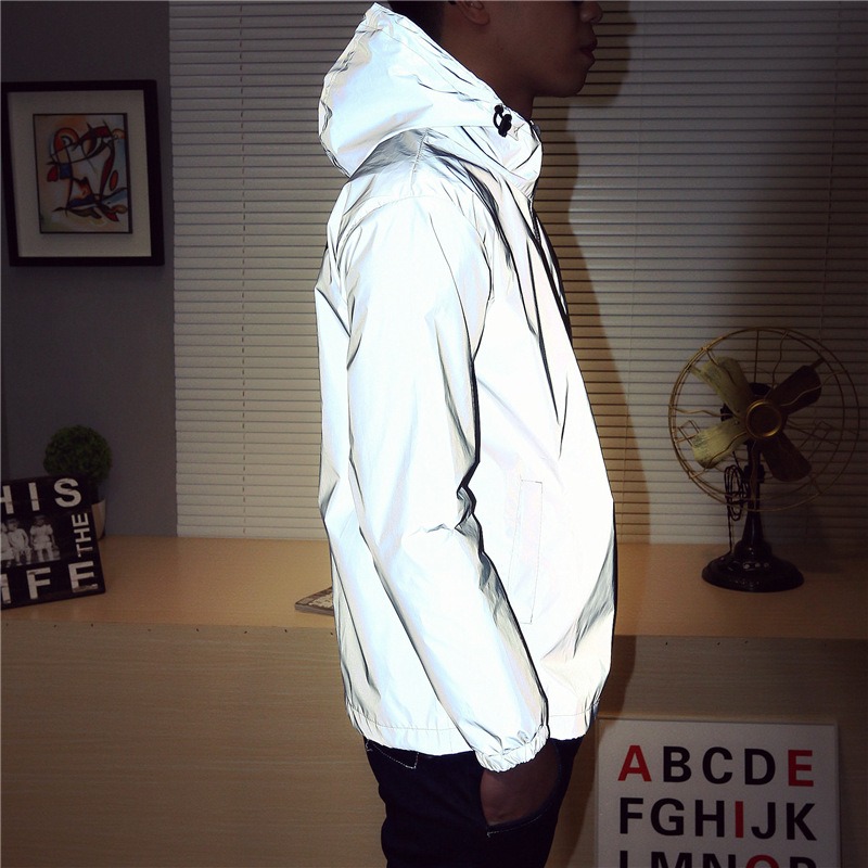 LED Light Up Windbreaker Coupl - огляд і ціна Reflective Jacket Running