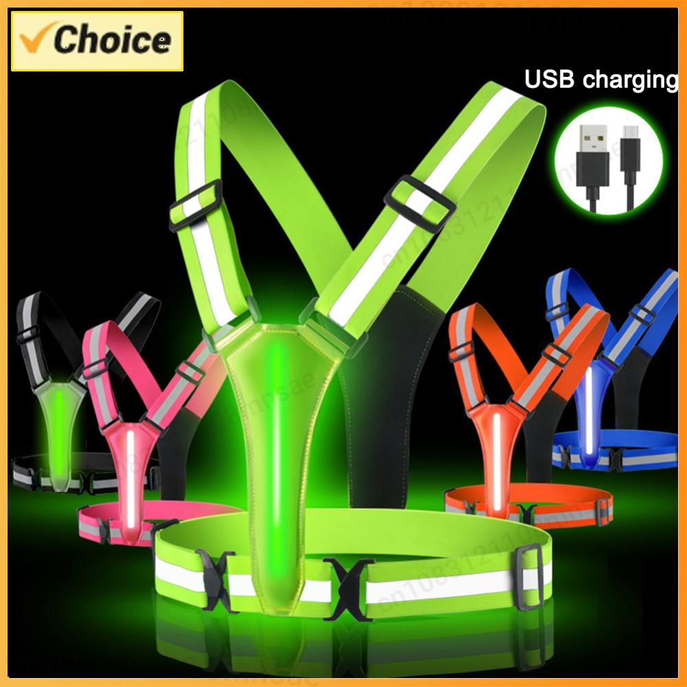 LED Reflective Safety Vest Lig - огляд і ціна Reflective Jacket Running