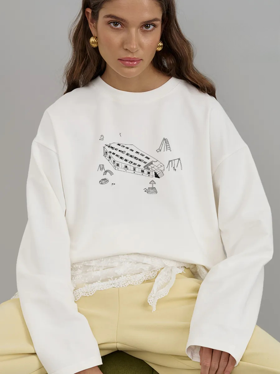 Autumn 100% Cotton Women Long  - огляд і ціна Longline Tee Oversized