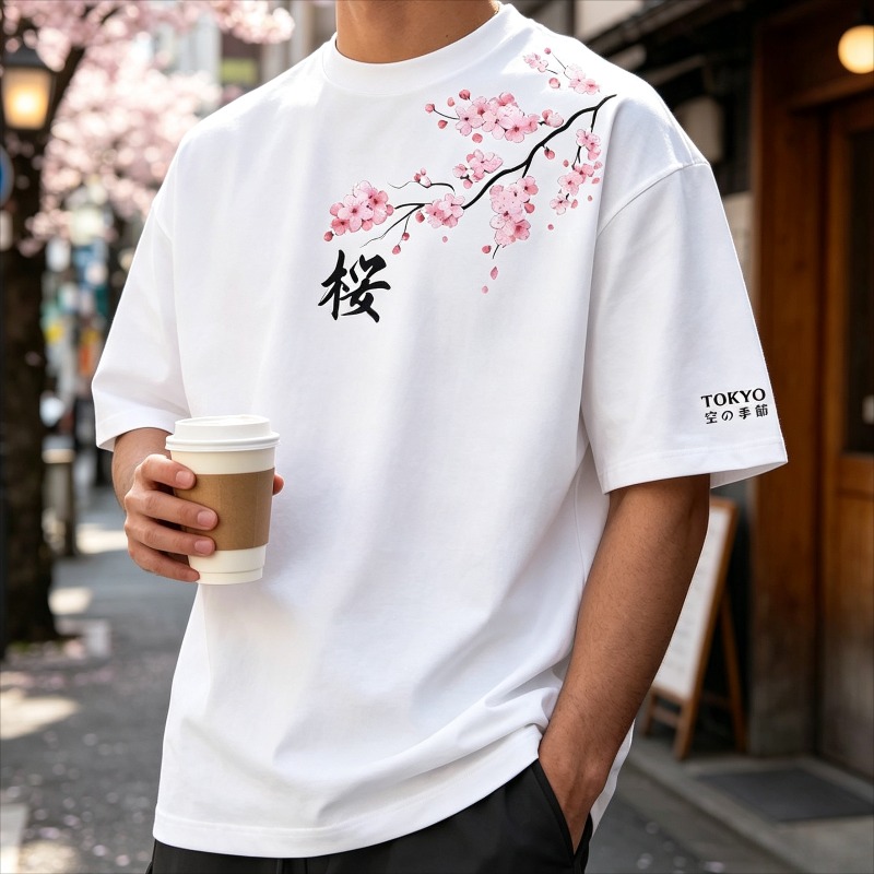 Sakura Tokyo Men’s Floral Kanj - огляд і ціна Street Fashion Asian