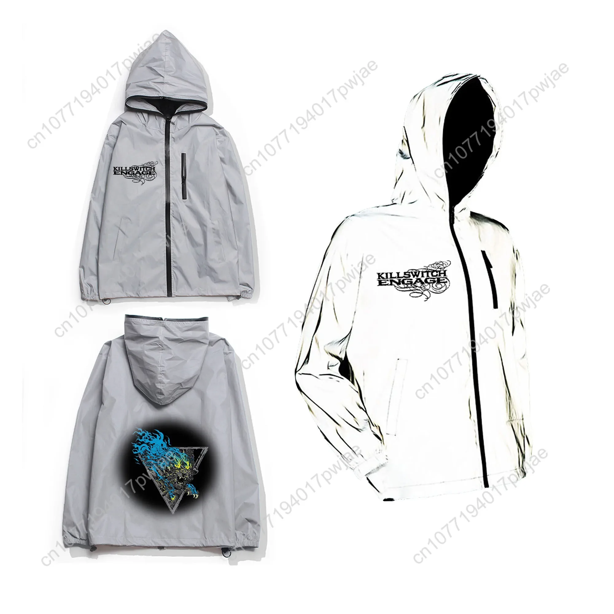 Killswitchs Engages Band Refle - огляд і ціна Reflective Jacket Running