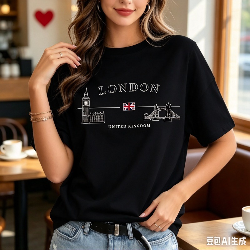 Women London City Graphic T-Sh - огляд і ціна Street Fashion London