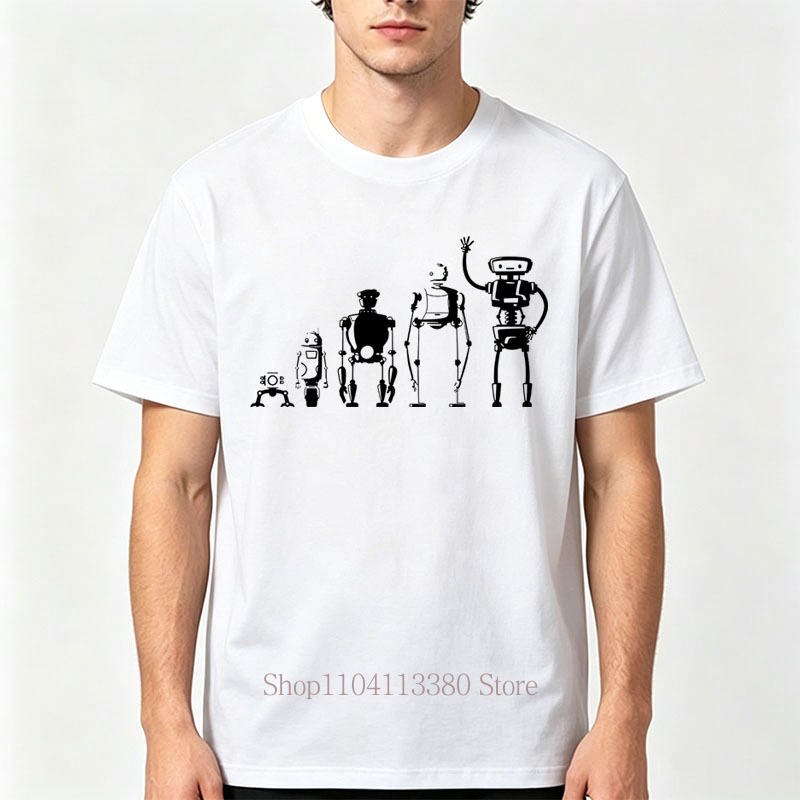 Robot Evolution Graphic Print  - огляд і ціна Street Fashion Evolution
