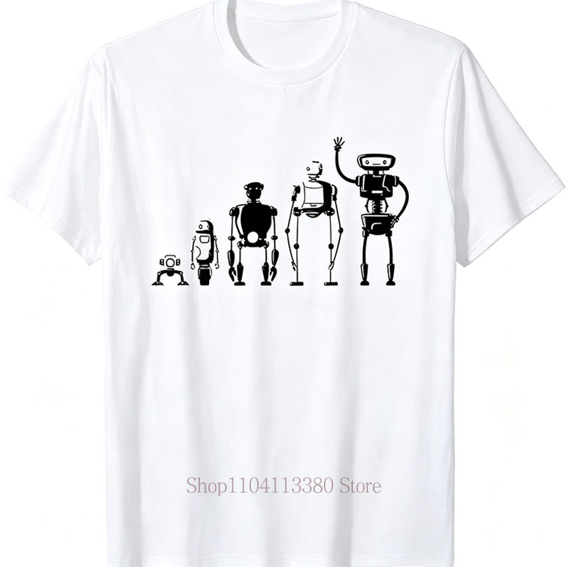 Robot Evolution Graphic Print  - огляд і ціна Street Fashion Evolution