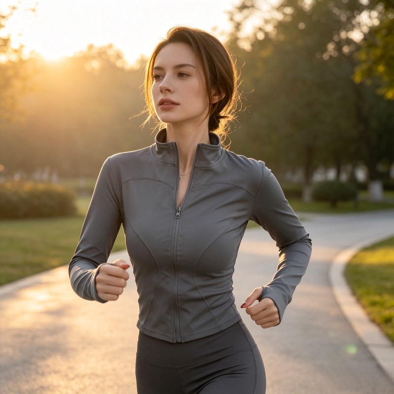 Women Slim Fit Yoga Jacket Tig - огляд і ціна Reflective Jacket Running