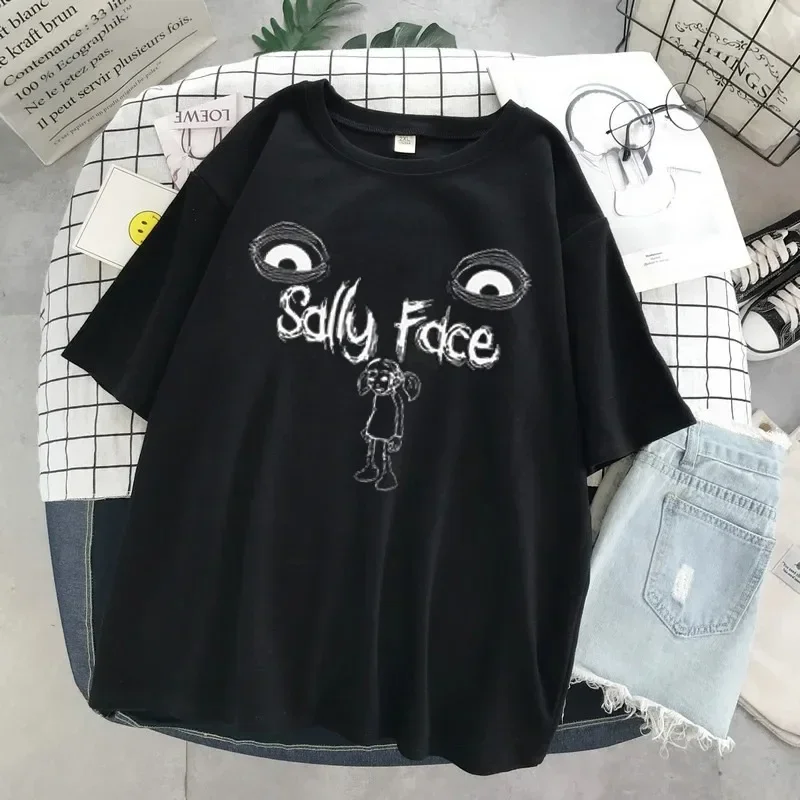 Sally Face T Shirt Women Funny - огляд і ціна Street Fashion Asian