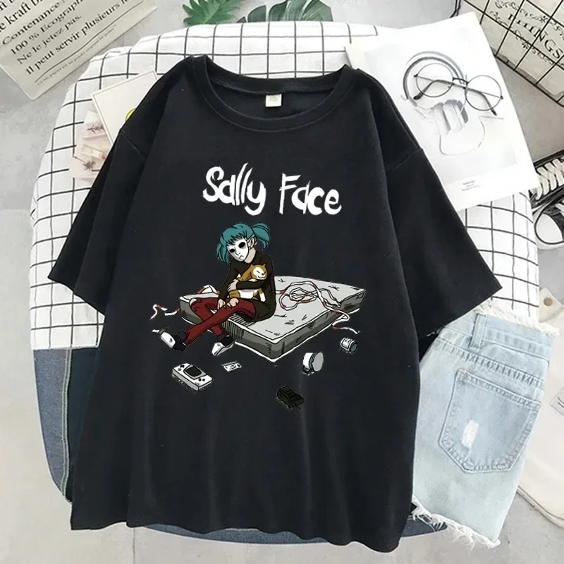 Sally Face T Shirt Women Funny - огляд і ціна Street Fashion Asian