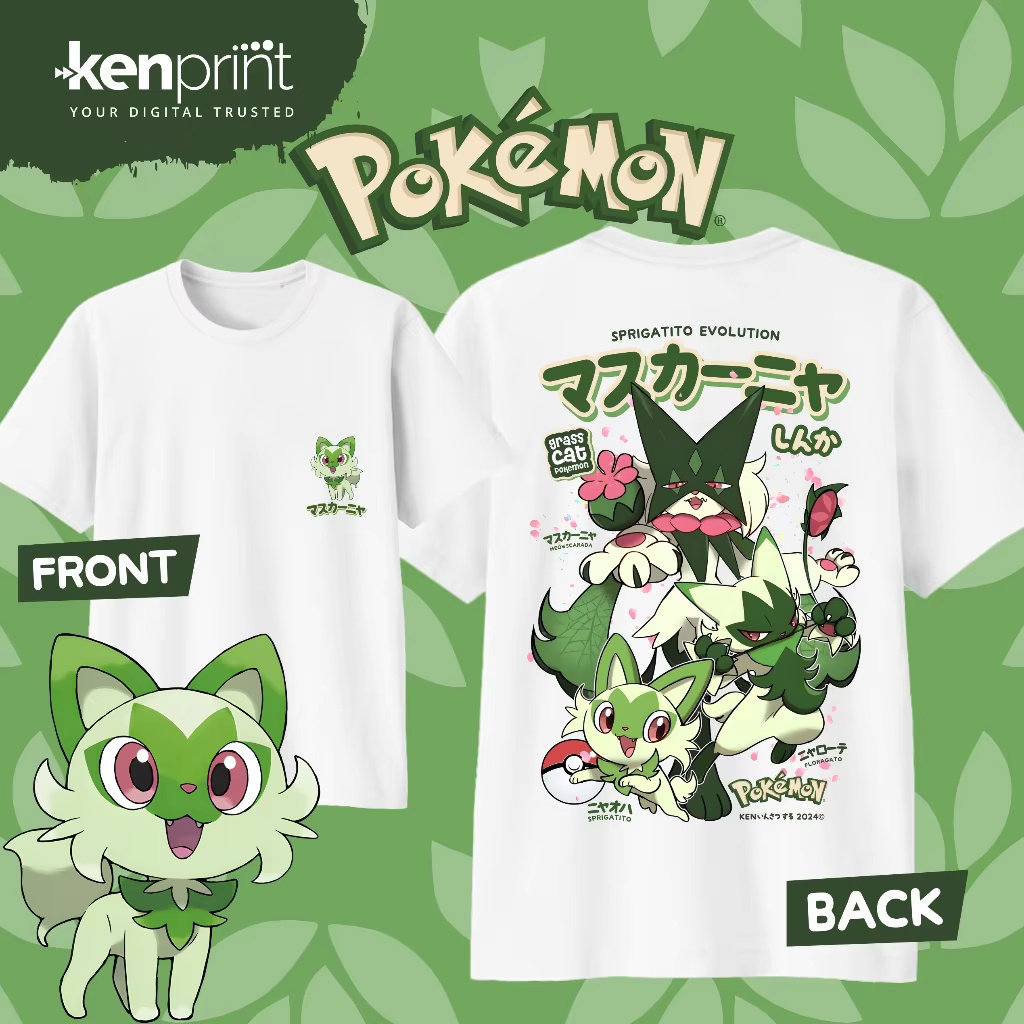 Anime Pokémon Sprigatito Evolu - огляд і ціна Street Fashion Evolution