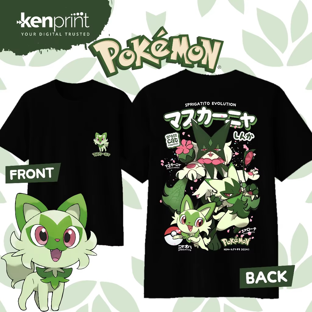Anime Pokémon Sprigatito Evolu - огляд і ціна Street Fashion Evolution