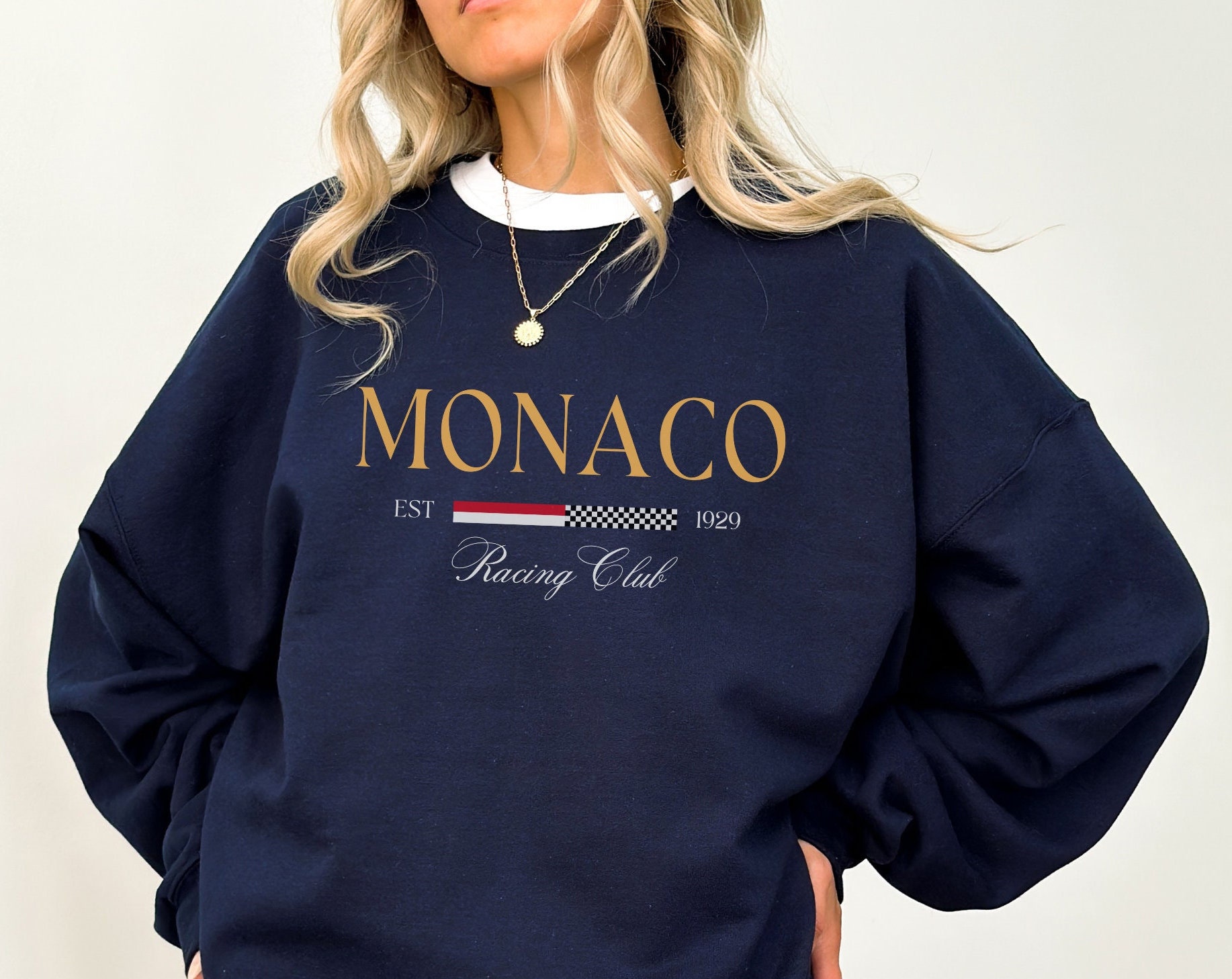Women's MONACO Print Sweatshir - огляд і ціна Street Fashion Monaco