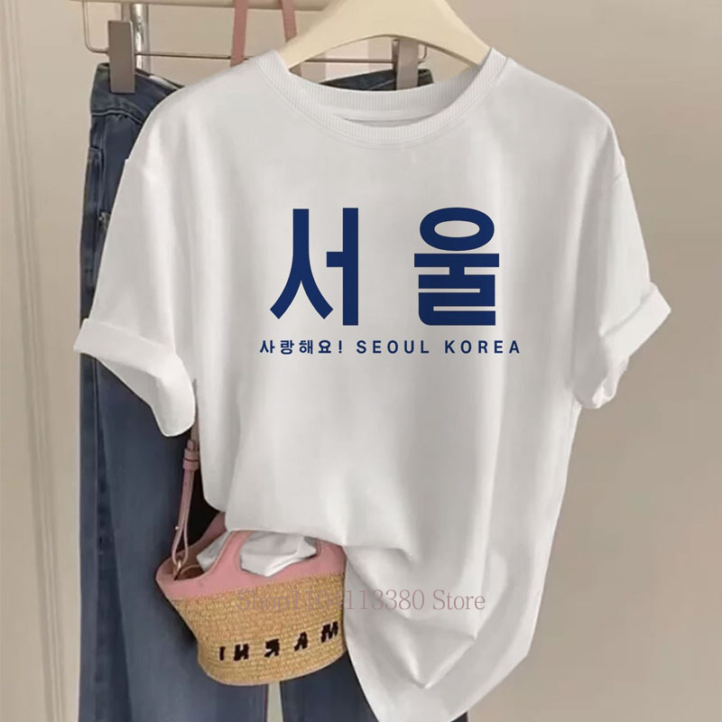 Seoul Korea Graphic Print T-sh - огляд і ціна Street Fashion Of Seoul