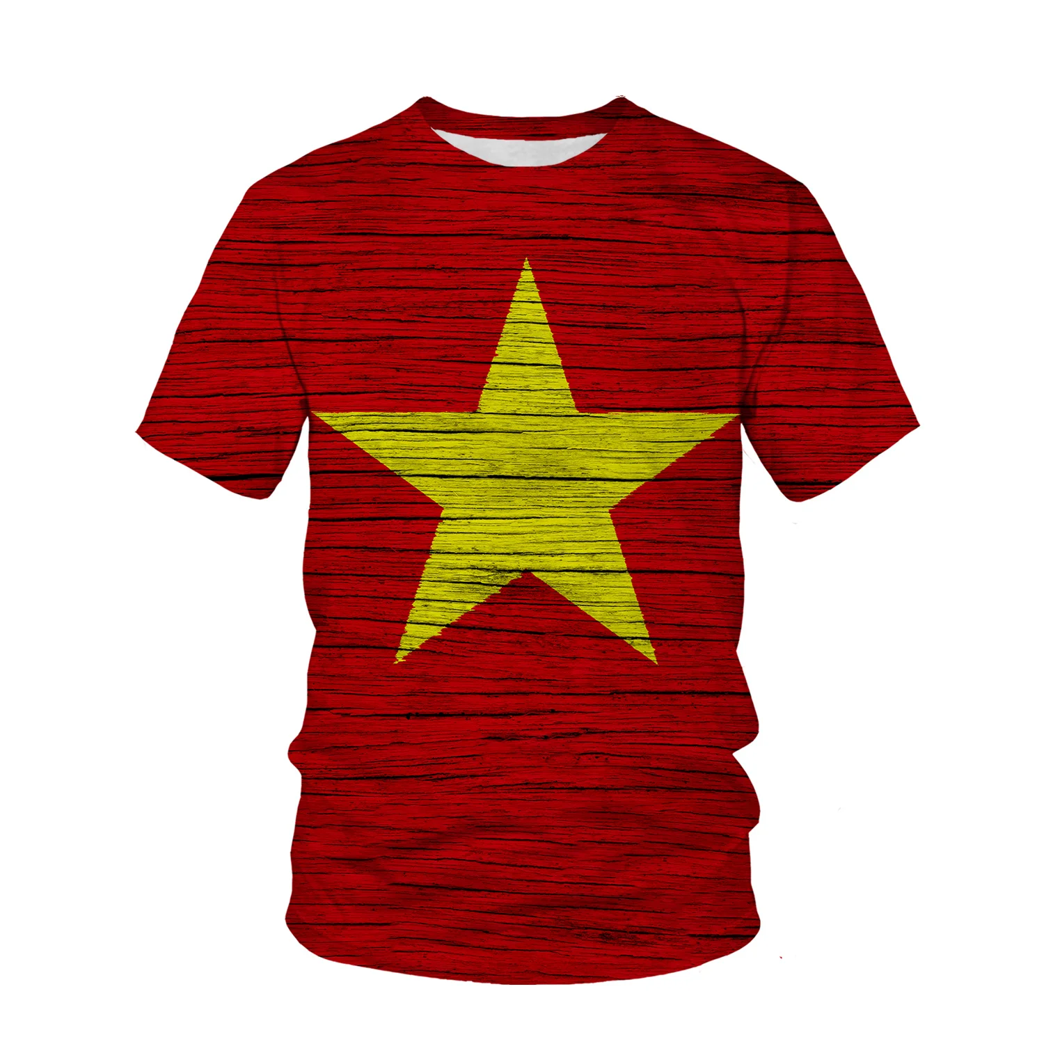 Vietnam Flag Pattern 3d Printe - огляд і ціна Street Fashion Vietnam